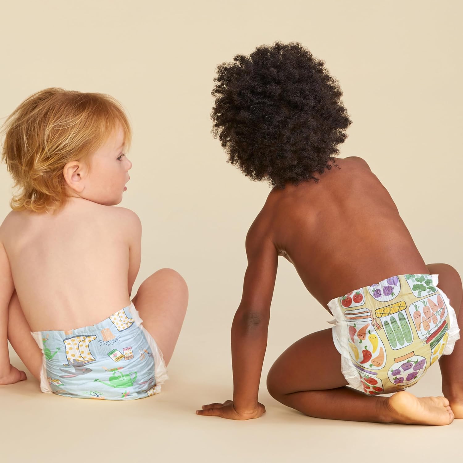 Alternative view of The Honest Company Comfort Dry Disposable Diapers for Sensitive Skin, Hypoallergenic, Fragrance-Free, Spring '25 Seasonal Prints, Club Box, Size 5 (27 lbs), 44 Count