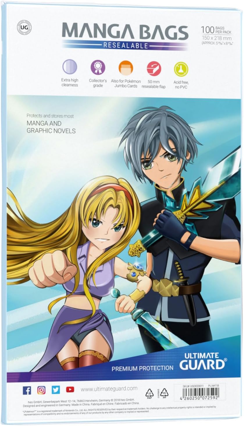 Resealable Manga Bags