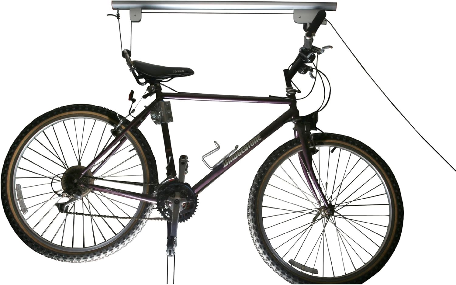 Alternative view of RAD Cycle Products Rail Mount Bike and Ladder Lift for Your Garage or Workshop Holds up to 75 Pounds No Mounting Board Needed