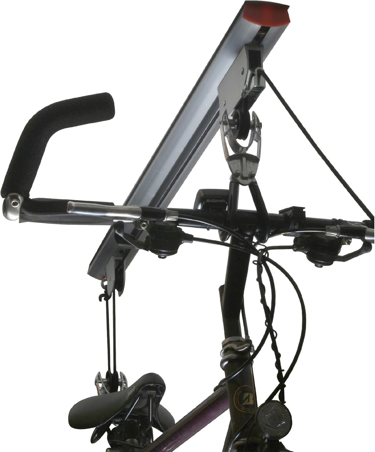 RAD Cycle Products Rail Mount Bike and Ladder Lift for Your Garage or Workshop Holds up to 75 Pounds No Mounting Board Needed - Image 6