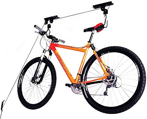 Stark Bicycle Ceiling Mount Lift Hoist Hanger Rack Storage Indoor for Garage Storage Bike Lift Up To 50lbs Capacity
