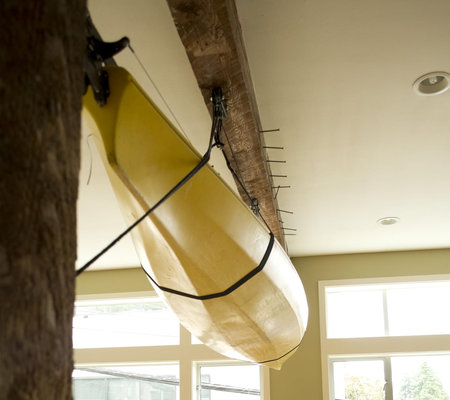 Alternative view of Seattle Sports Sherpak Hoist Pulley Ceiling Storage System - Great for Hanging Kayaks, Bikes, Etc in Your Garage