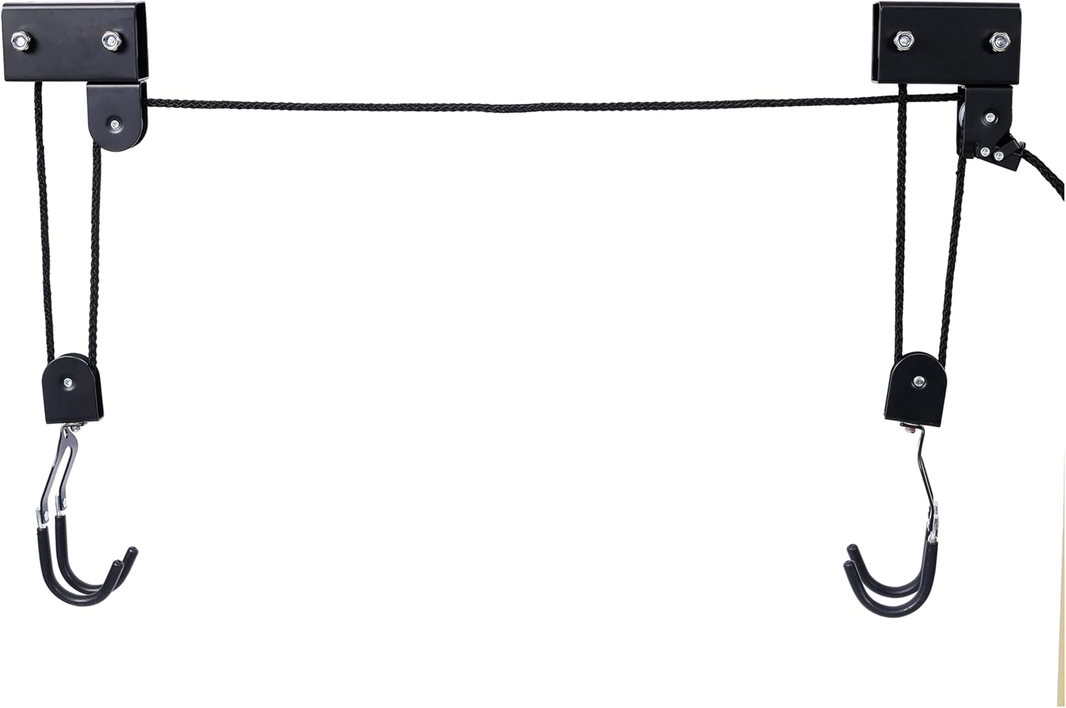 Kayak Storage Hoist, Kayak Hoist Quality Garage Storage Canoe Lift, Kayak and Canoe Ceiling Pulley System, Overhead Pulley System with 125lb Capacity for Canoes, Bikes, Ladders, and More