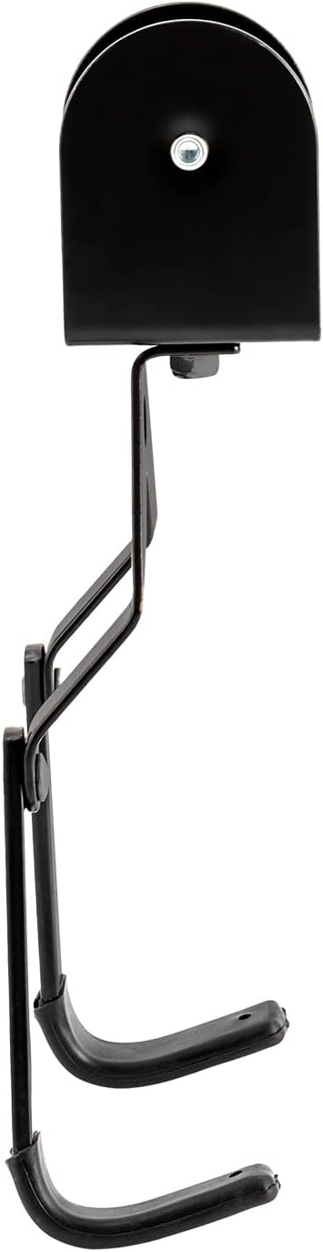 Bike Hoist for Garage Ceiling Mount Pulley Rack System Bicycle Lift Hoist Garage Bicycle Hooks Hanger for Storage Most Road Bike Mountain Bike, 132lbs Load, Balck - Image 6