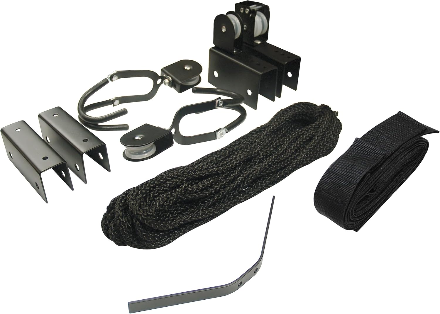 Extreme Max 3004.0204 Kayak/Canoe/Bike/Ladder Hoist & Lift for Storage in Shop or Garage - 120 lb. Capacity,Black