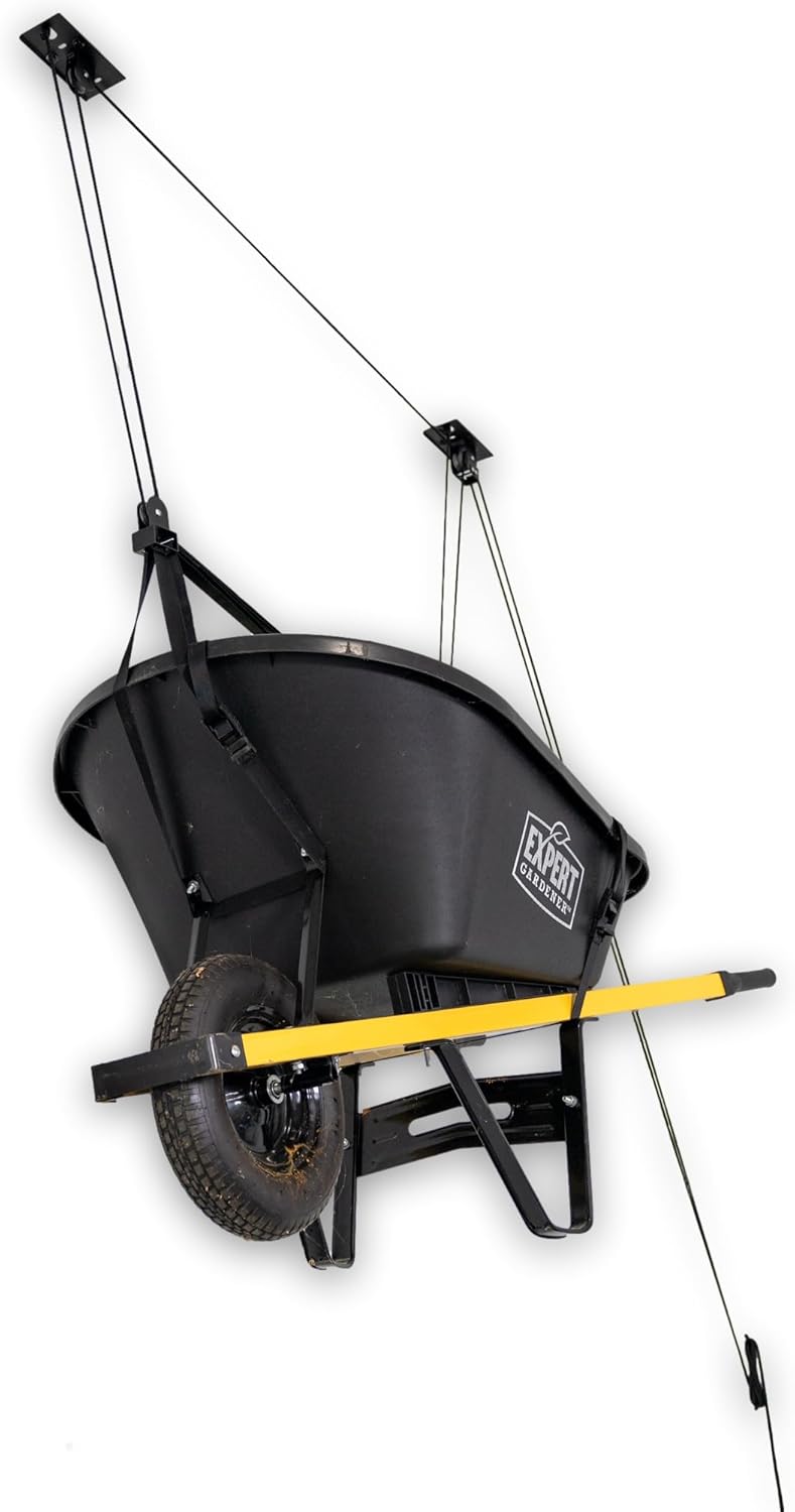 Alternative view of StoreYourBoard Wheelbarrow Ceiling Hoist, Essential Garage Storage Pulley System (8 ft - 10 ft Ceiling)
