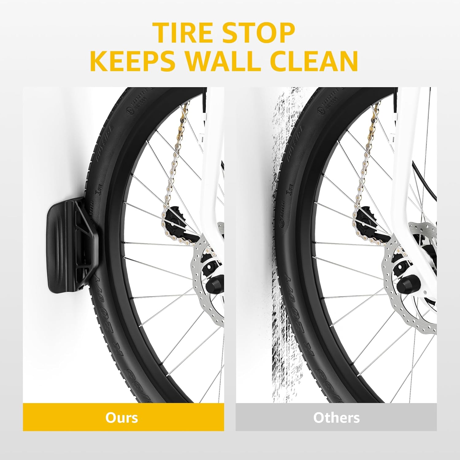 monTEK Swivel Bike Wall Mount, Bike Hangers for Garage, Space-Saving Vertical Bike Rack, Sturdy Bike Storage Rack Holds Up to 66lbs, Easy to Install, 2 Pack - Image 6