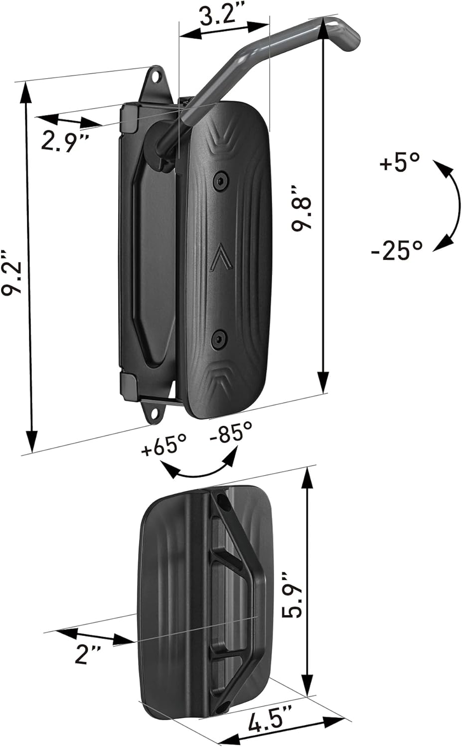 monTEK Swivel Bike Wall Mount u2013 4 Pack Garage Bike Hanger & Space-Saving Vertical Bike Rack for Garage & Apartment, Sturdy Bike Storage Hook Holds 66 lbs, Easy Installation & Scratch-Proof Design
