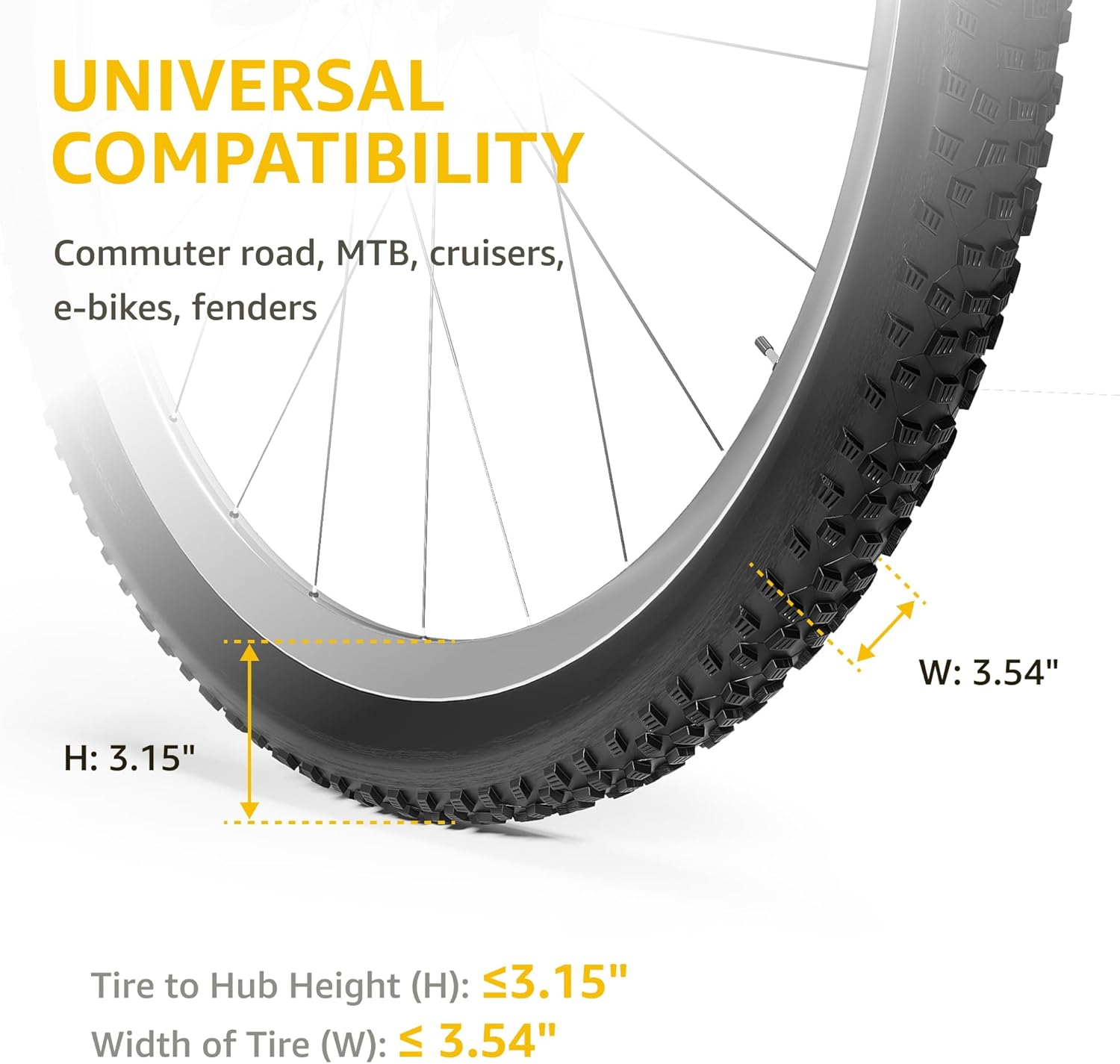 monTEK Swivel Bike Wall Mount, Bike Hangers for Garage, Space-Saving Vertical Bike Rack, Sturdy Bike Storage Rack Holds Up to 66lbs, Easy to Install, Black - Image 8