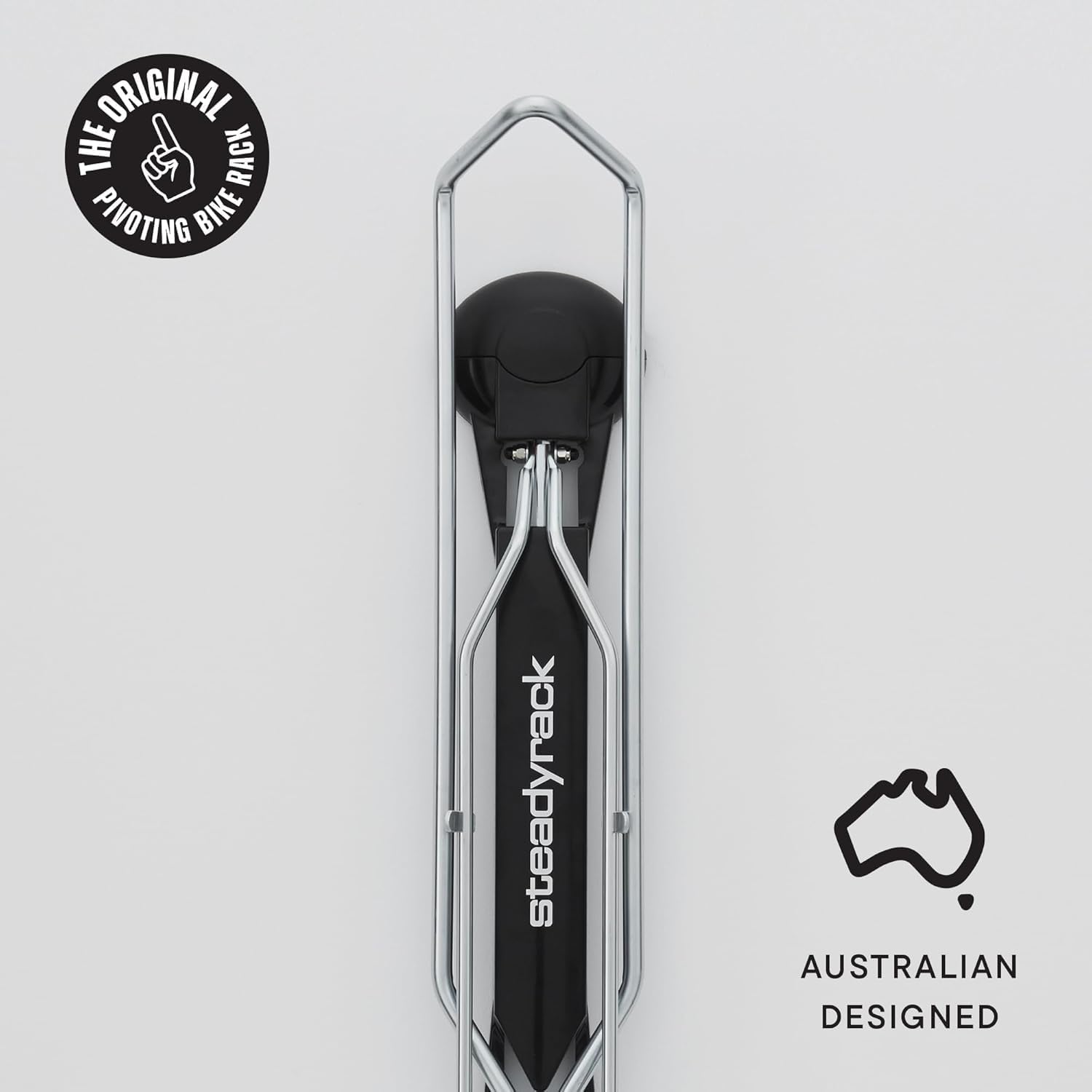 Steadyrack Bike Rack for Road Bikes - The Original Wall Mounted Vertical Bike Storage - Fits Narrow Tires - Space Saving Pivot Design - Heavy-Duty Steel Rack for Indoor Garage, Apartment or Home Use - Image 7