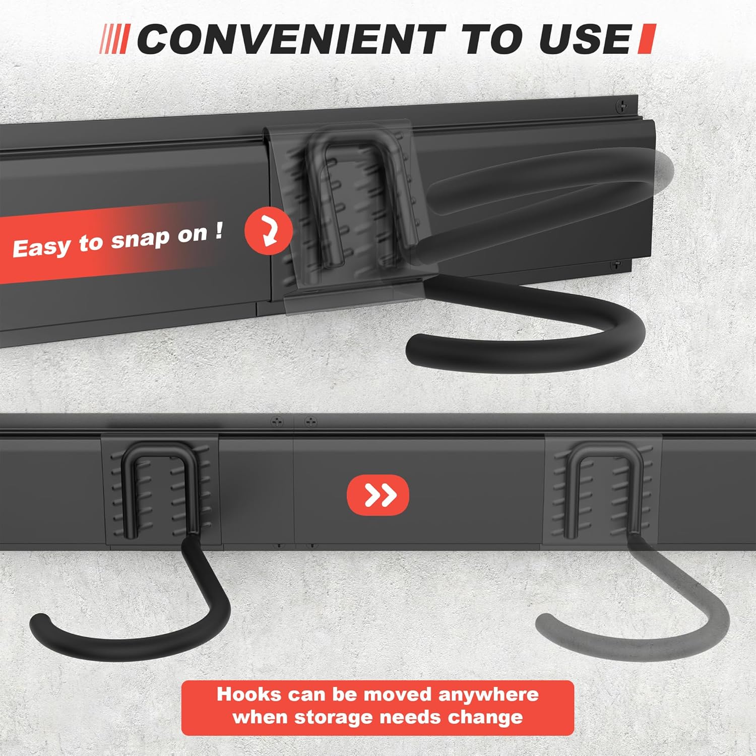 Ultrawall Bike Storage Rack, Wall Mount Bicycle Rack Vertical Bike Hanger for Garage, Home, 6 Bike Racks & 6 Helmet Hooks, Holds Up To 660lbs - Image 6