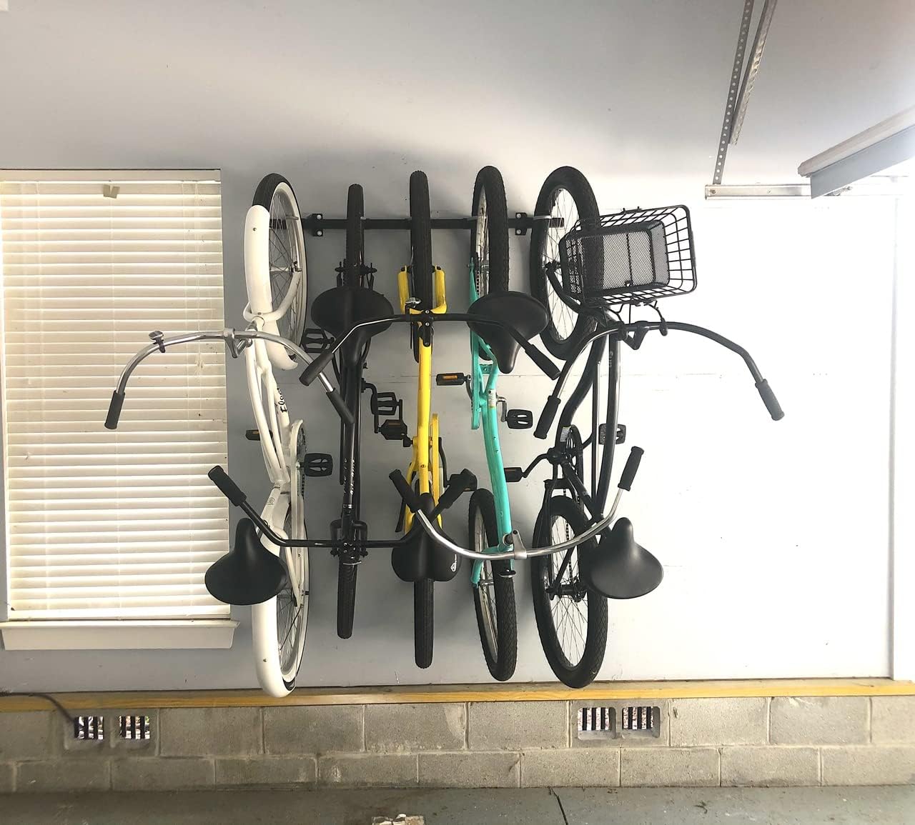 StoreYourBoard Bike Storage Rack u2013 Heavy Duty Garage Bike Rack for 5 Bicycles, Space-Saving Vertical Bike Rack, Adjustable Wall Bike Mount for Garage Organizer, Bicycle Hanger, Holds 300 lbs - Image 5