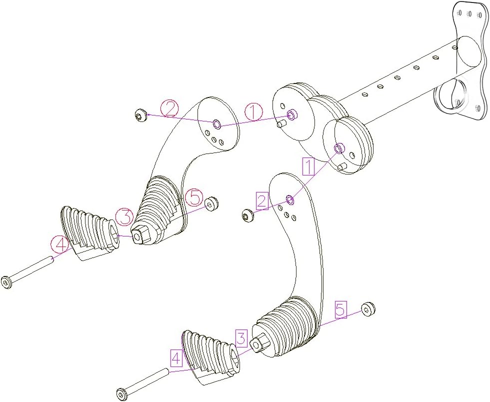 Bike Wall Mount - Horizontal Bicycle Bike Wall Hanger in Indoor Storage or Garage - Wall Mounted Bike Rack - Adjustable Bike Hanger, Wall Bike Rack Hooks - Image 8
