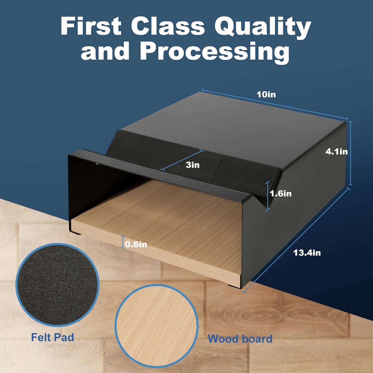 MOSHAY Bicycle Wall Mount S-Rack Bicycle Holder Aluminium Wood - Bicycle Mount for Road Bike Gravel Bike Touring Bike - Bicycle Stand Wall Indoor Storage for Garage Living Room