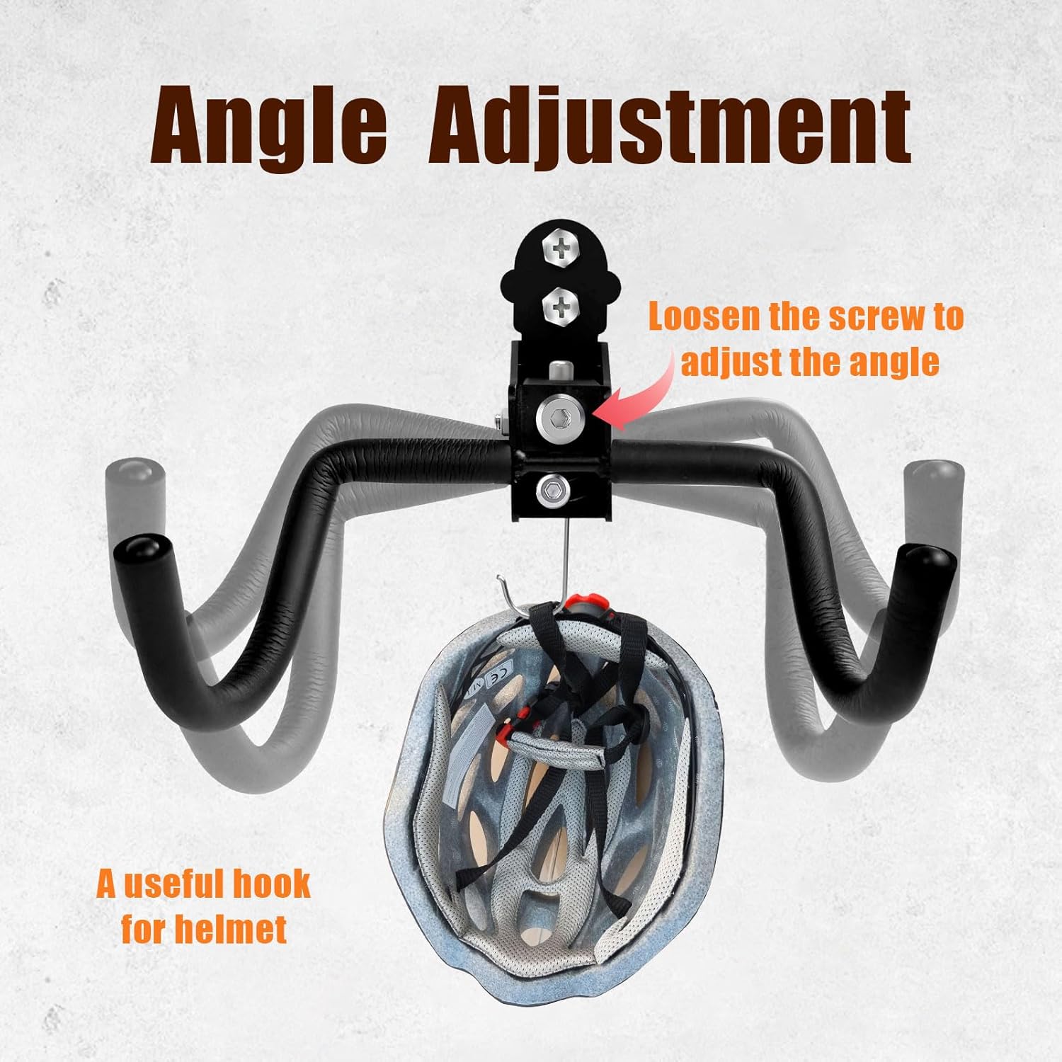 Alternative view of Qualward Bike Wall Mount Hanger, Garage Bike Rack for Indoor Bicycle Storage in Garage Home, Horizontal Bike Holder for Road Bikes, Mountain Bikes, Hybrid Bikes