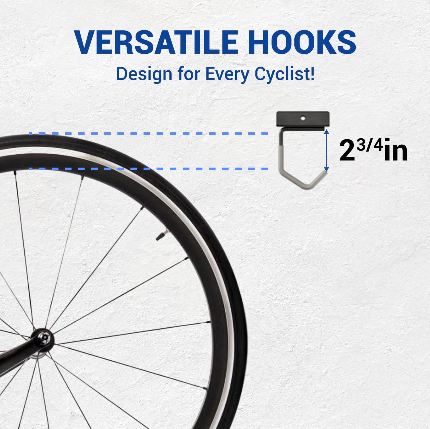 Alternative view of Yes4All Freestanding Bike Storage Rack, 300 Lbs 5 Levels Sturdy Steel Vertical Bike Rack, Bike Racks for Home and Garage Organizer, Indoor/Outdoor Bike Storage Rack