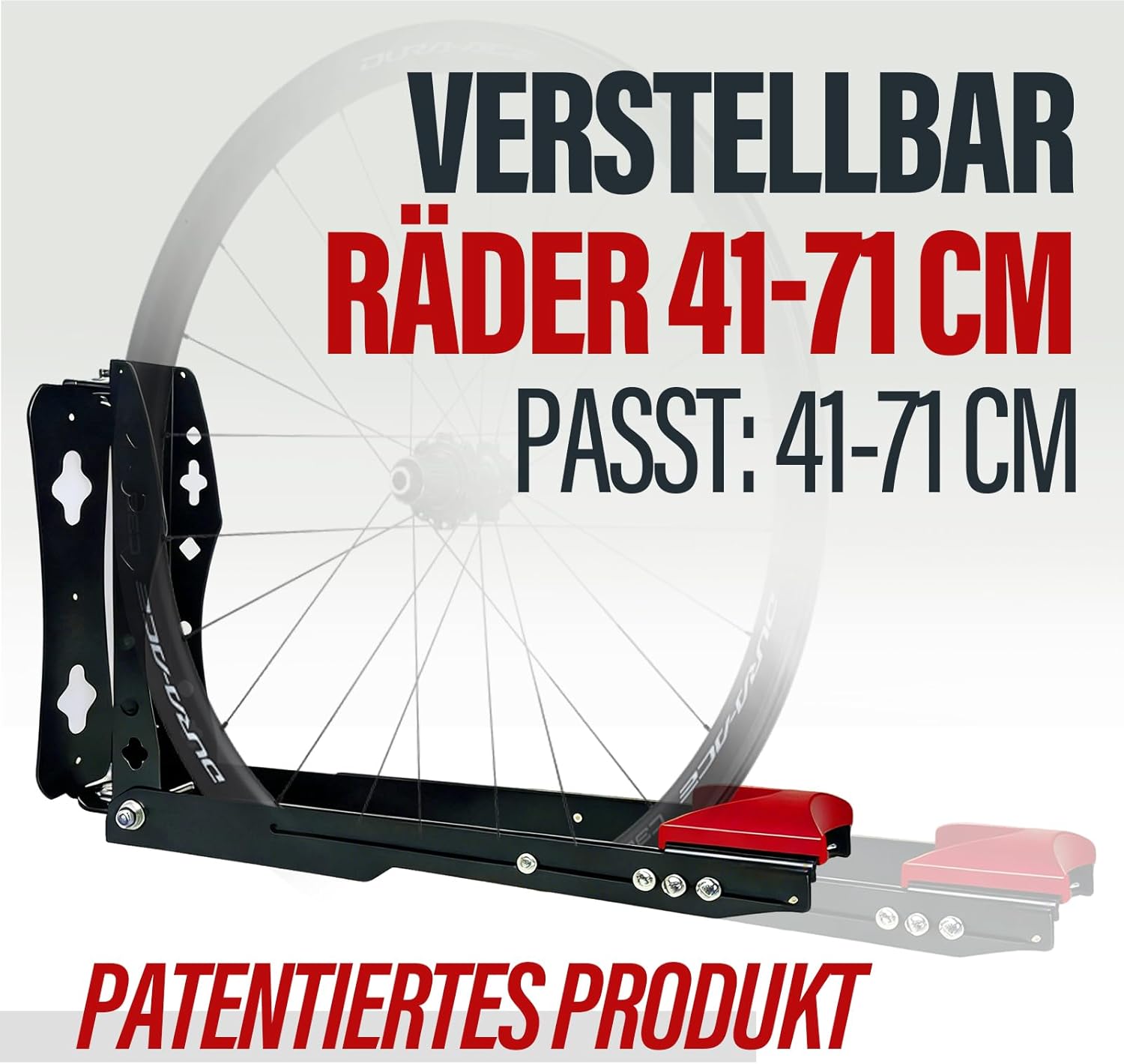 Alternative view of Swivel Bike Wall Mount | Bike Rack Max. 88 lbs | No Heavy Lifting Bike Hanger for Garage Storage | Foldable & Rotating ±70° Bicycle Holder | Adjustable for 16”–28“ in Tires