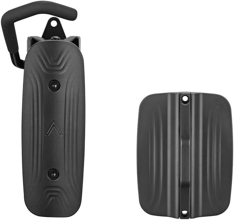 Monoprice On-Wall Rotating Vertical Bike Rack with Wall Mounted Rear Tire Stop Tray, 66 lbs Capacity, Bike Storage, Bike Hangers, for Road, Hybrid, Cyclocross, MTB, BMX