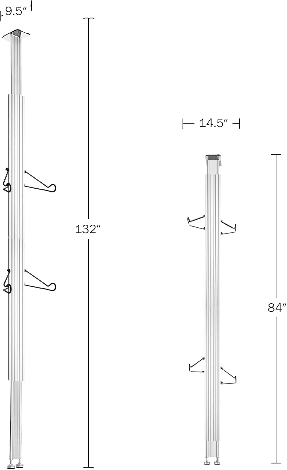 Alternative view of RAD Cycle Aluminum Bike Stand Bicycle Rack Storage or Display Holds Two Bicycles