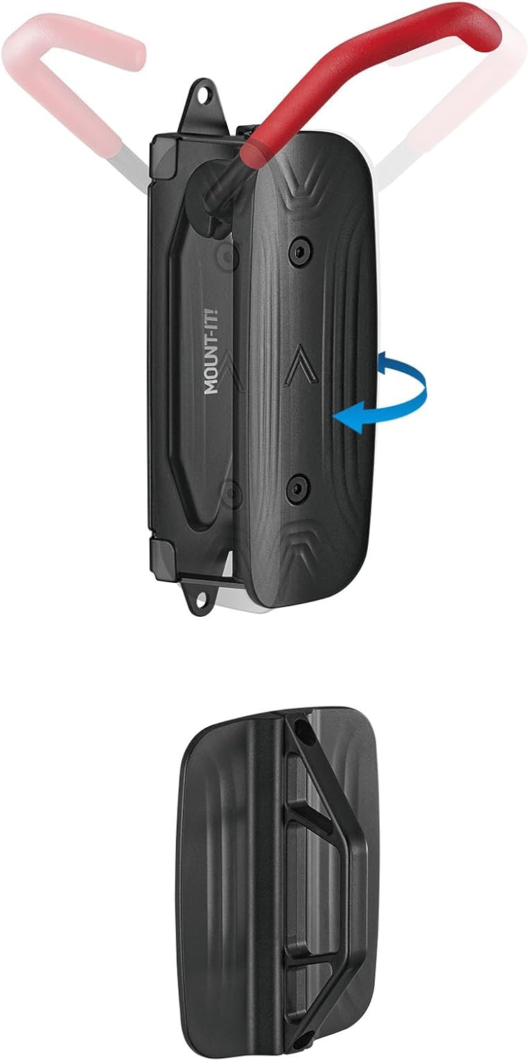 Mount-It! Swivel Bike Wall Mount – Heavy-Duty Vertical Bike Rack for Garage & Home – Space-Saving Wall Mounted Bike Hanger – Holds Up to 66 lbs – Bike Storage Hook for Road, Mountain & Hybrid Bikes - Image 8