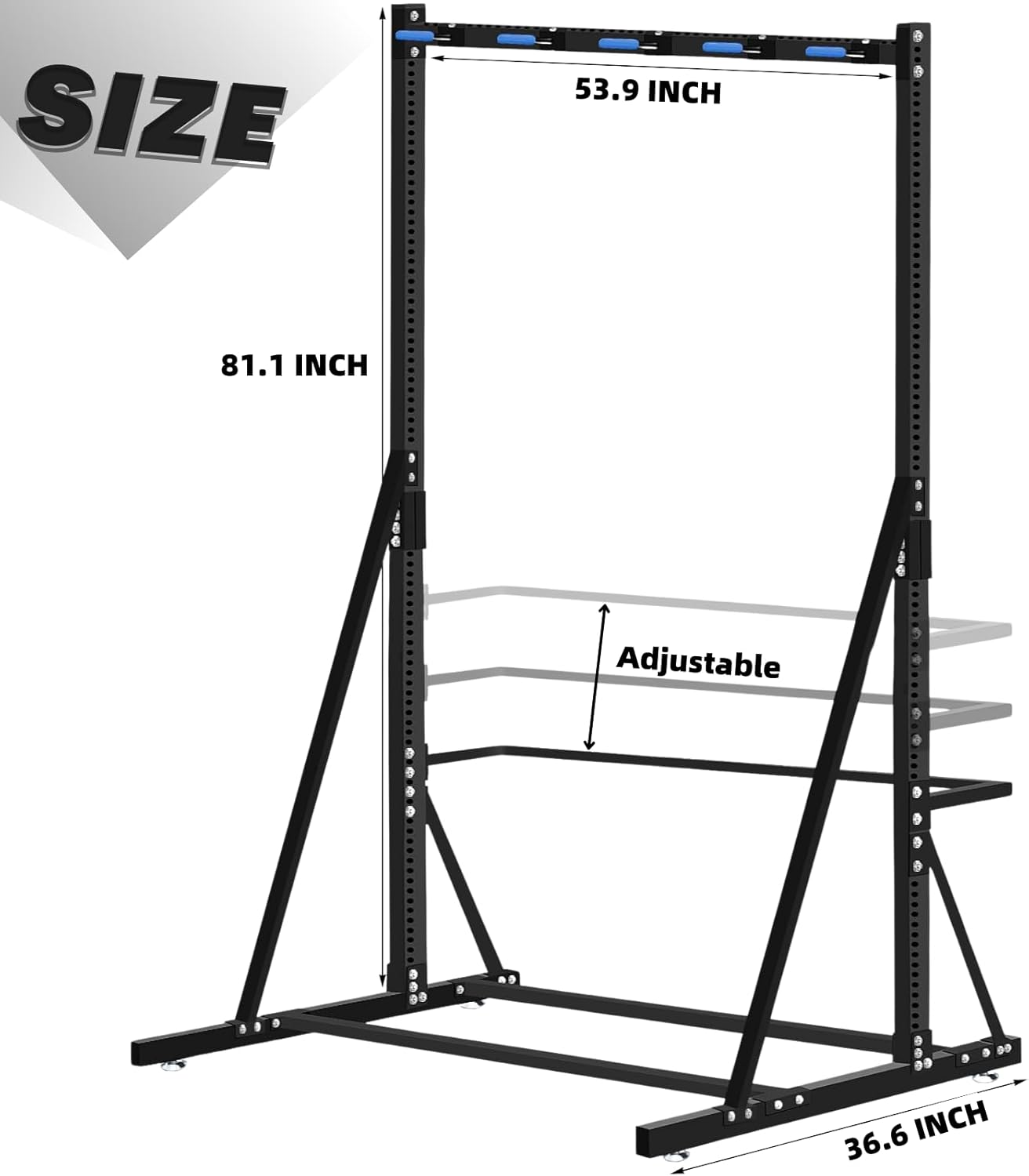 Alternative view of KAXIWEI Freestanding Bike Storage Rack，Vertical Bike Rack for Indoor Garage Floor Stand Max 5 Bike Bicycle Organizer Heavy-Duty Solid Steel Bike Storage Rack for Home and Garage Organizer