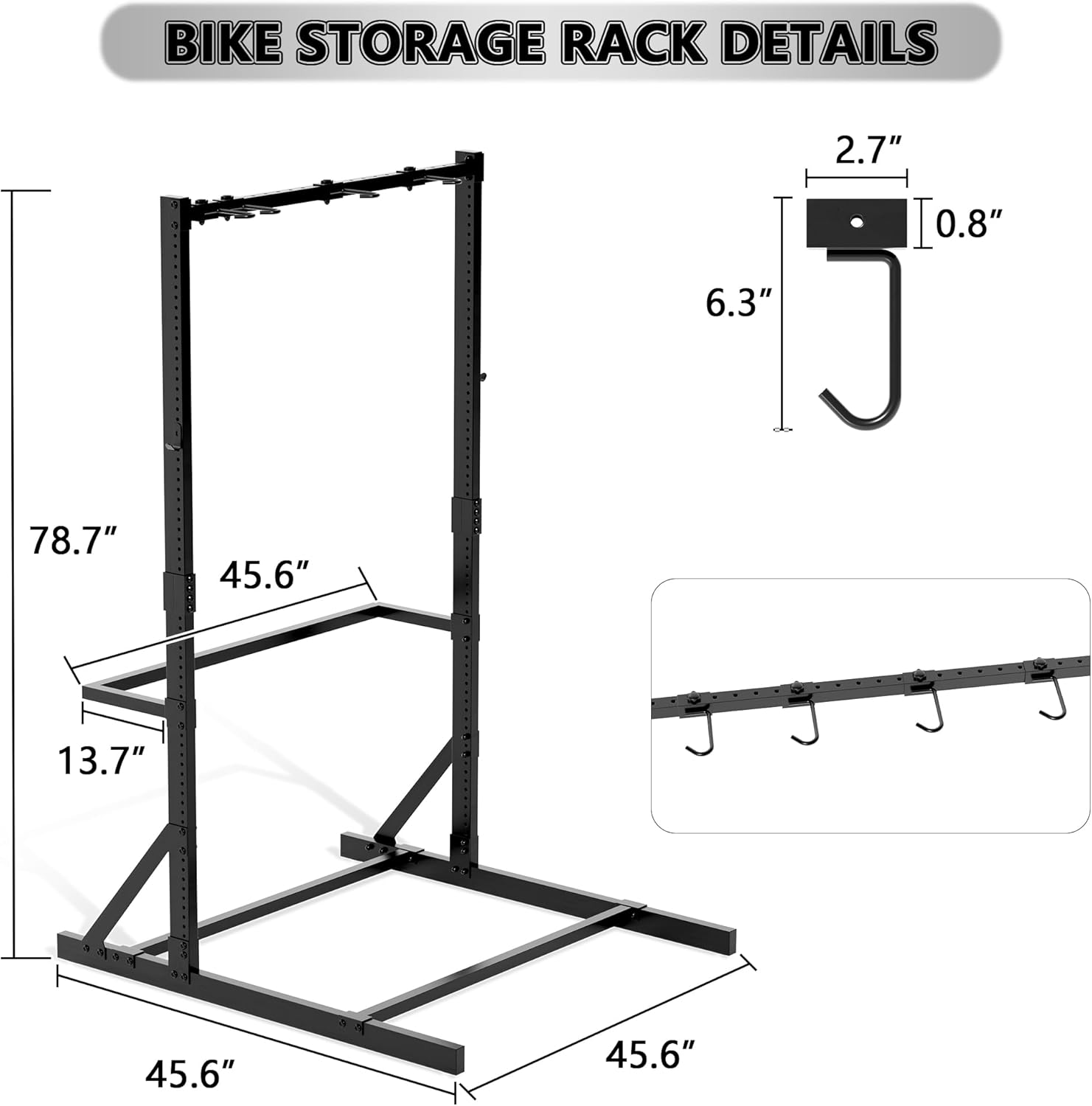 Alternative view of Freestanding Bike Stand for Garage, 4 Bikes Stand Vertical Bike Storage Rack 300 Lbs Heavy Duty Bike Floor Stand,Indoor/Outdoor Bike Racks for Home and Garage Organizerike (Bike stand for 4 bikes)