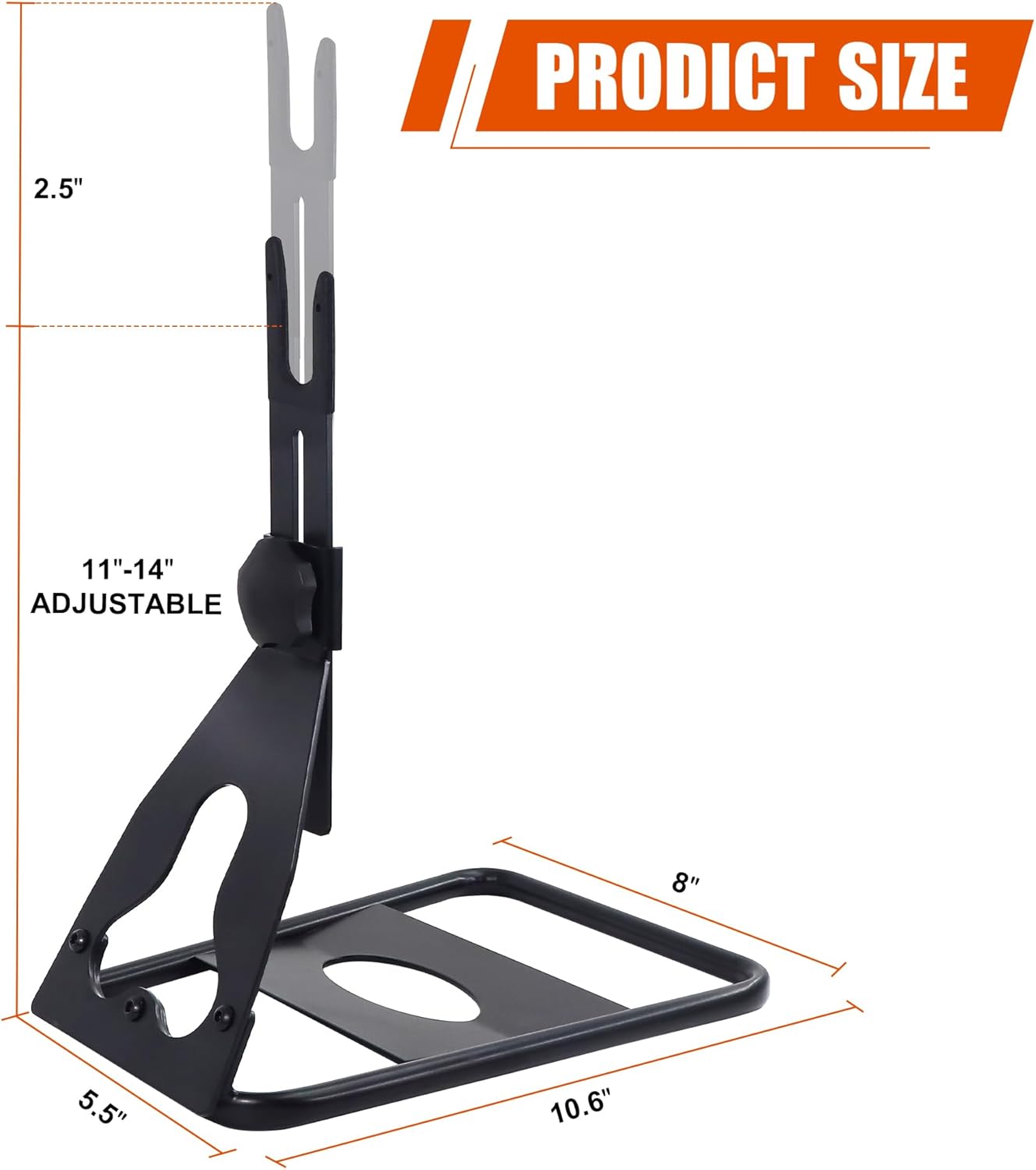 Alternative view of WEEROCK Bike Stand Floor Type Hub Mount Height Adjutable Steel Packing Bicycles Indoor Outdoor Storage Garge for 20-29 Inch Bicycle MTB Road Bike