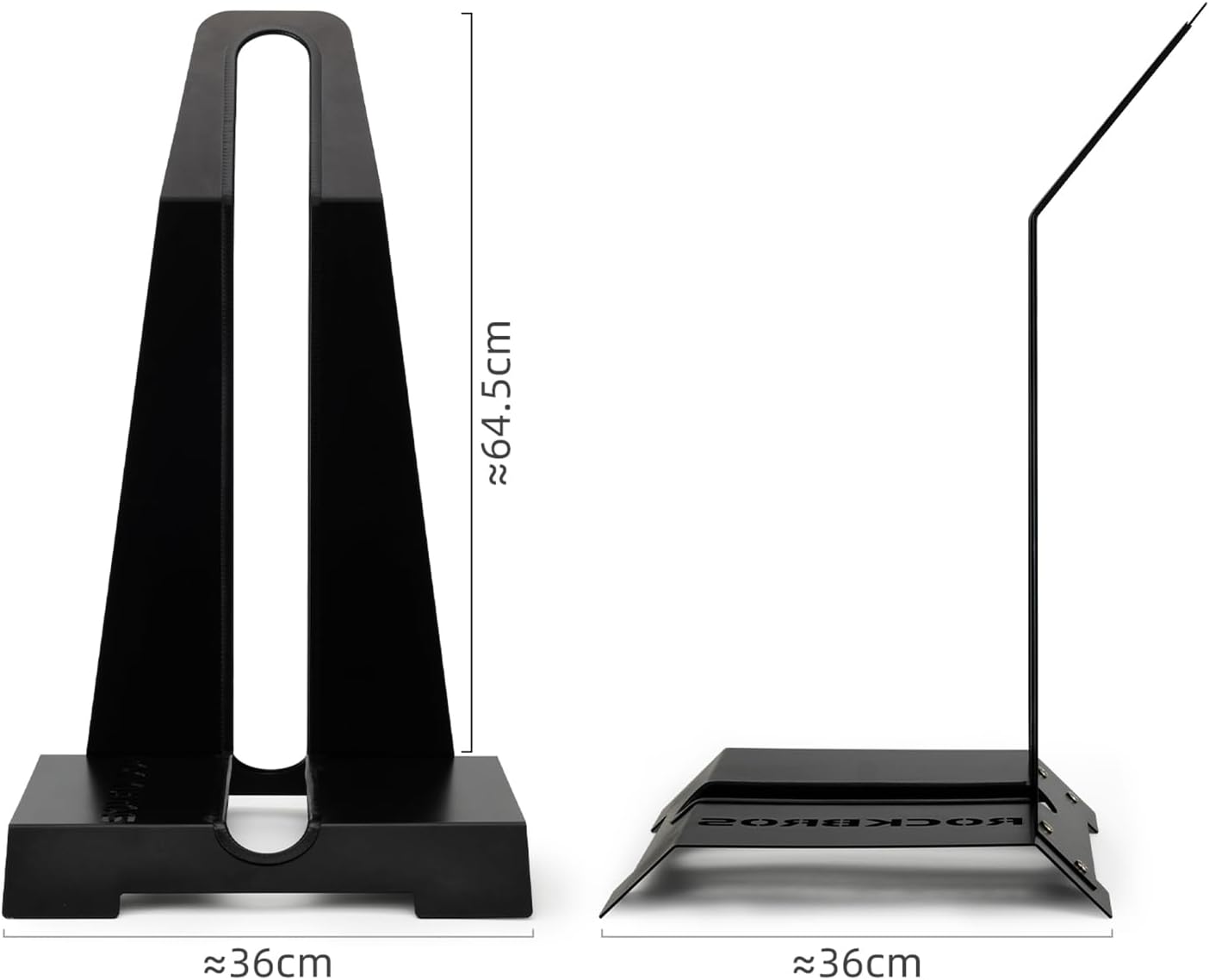 Alternative view of ROCKBROS Bike Stand Rack Bike Standing Bike Stand Floor Bike Stands For Indoor Storage Garage Bike Rack L - Shaped Carbon Steel Multi - Bike Compatible