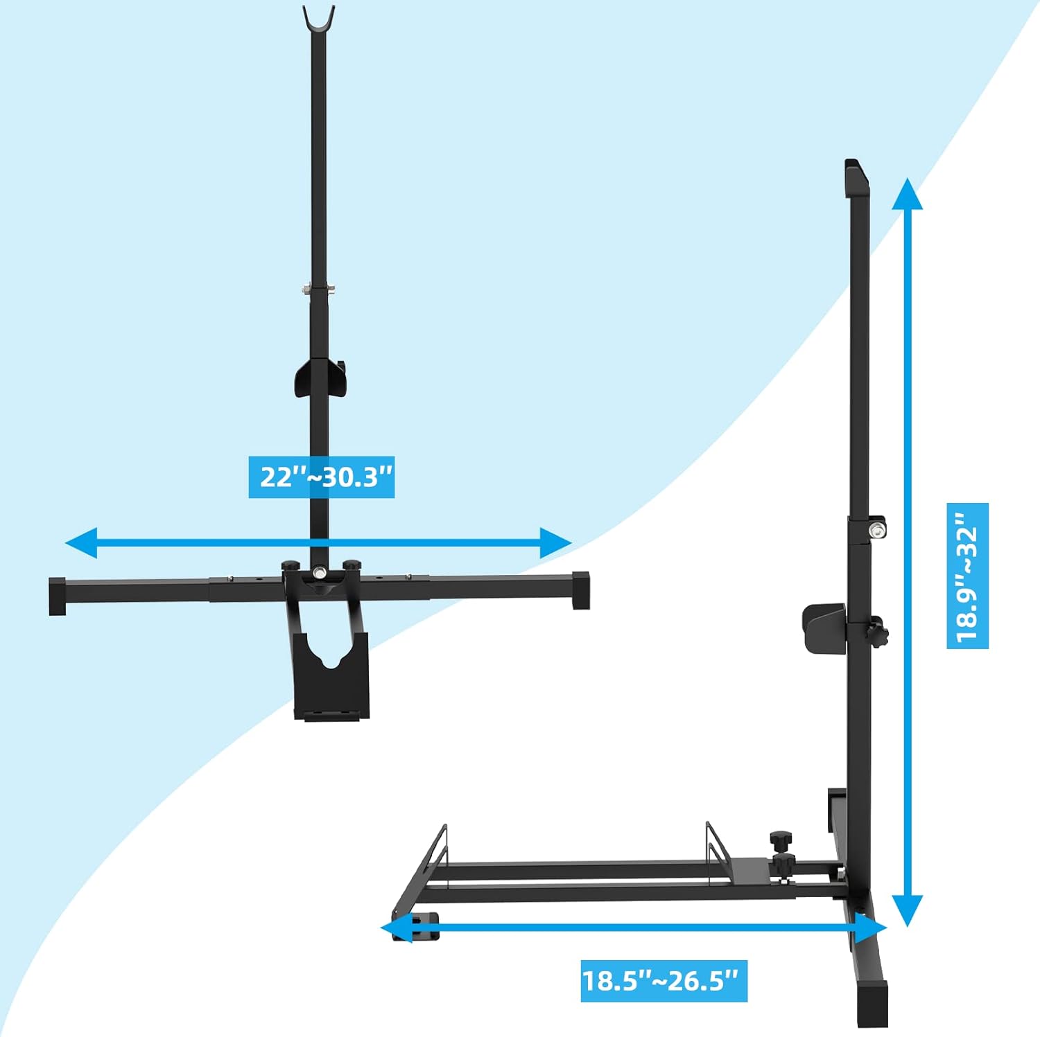 Foozet Bike Stand,Vertical Bike Rack Garage,Space-Saving Rack with Adjustable for Garage & Apartment, Bike Storage for Indoor Storage (1 pack)