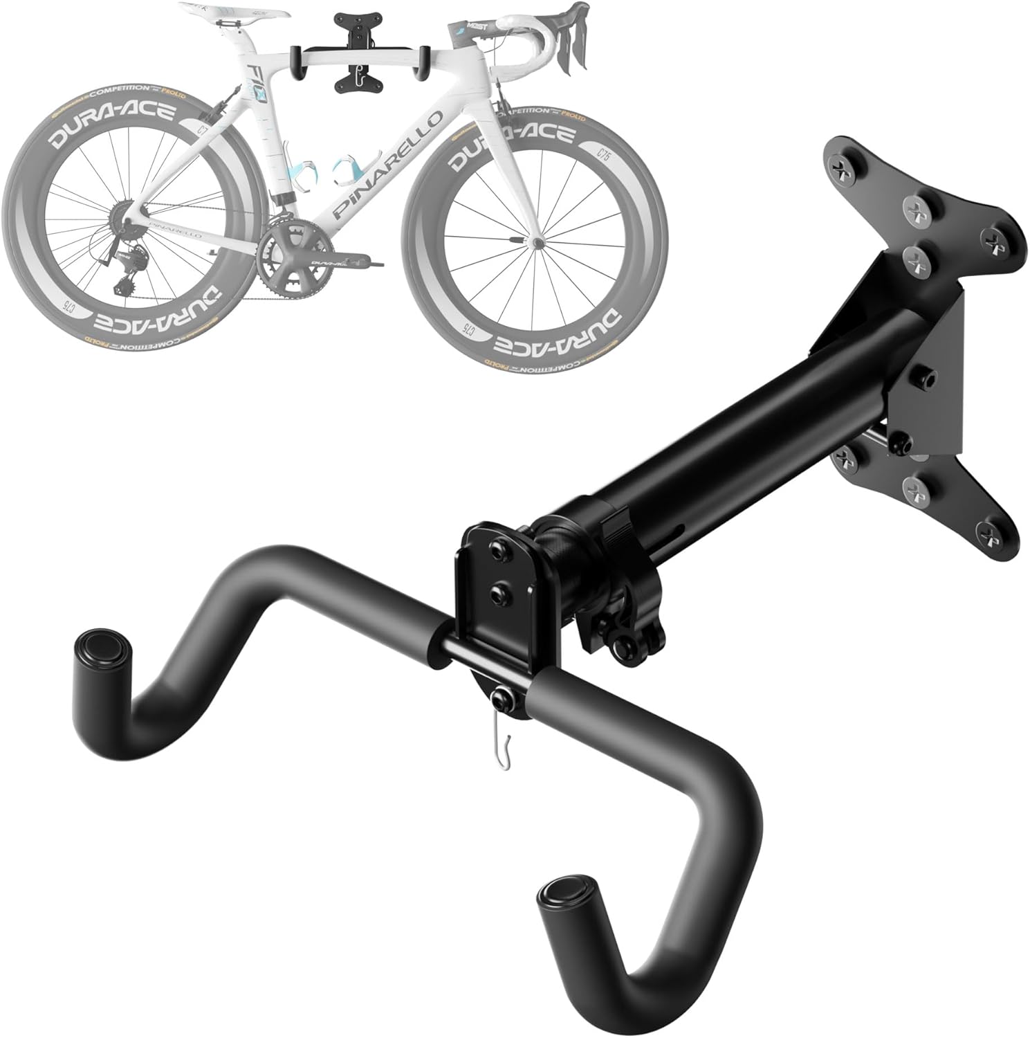 CycForge Space-Saving Collapsible Bike Stand for Garage or Home - No-Drill Floor Rack Holds 20"-29" MTB & Road Bikes - Image 7