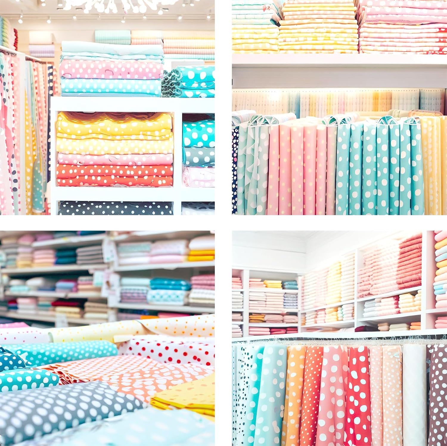 Barcelonetta | Poly Cotton Fabric for Sewing | Broadcloth Fabric | by The Yard | 60" Wide Roll | Lightweight, Breathable | Lining, Home Textile, Skirts, Tote Bags (Navy, 2 Yard) - Image 7