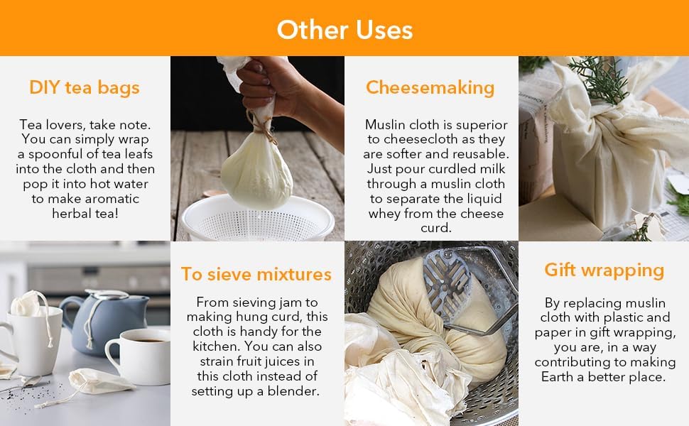 AK TRADING CO. Muslin Fabric/Textile Unbleached - Draping Fabric - Natural 10 Yards Medium Weight - 100% Cotton (63in. Wide) - Image 7