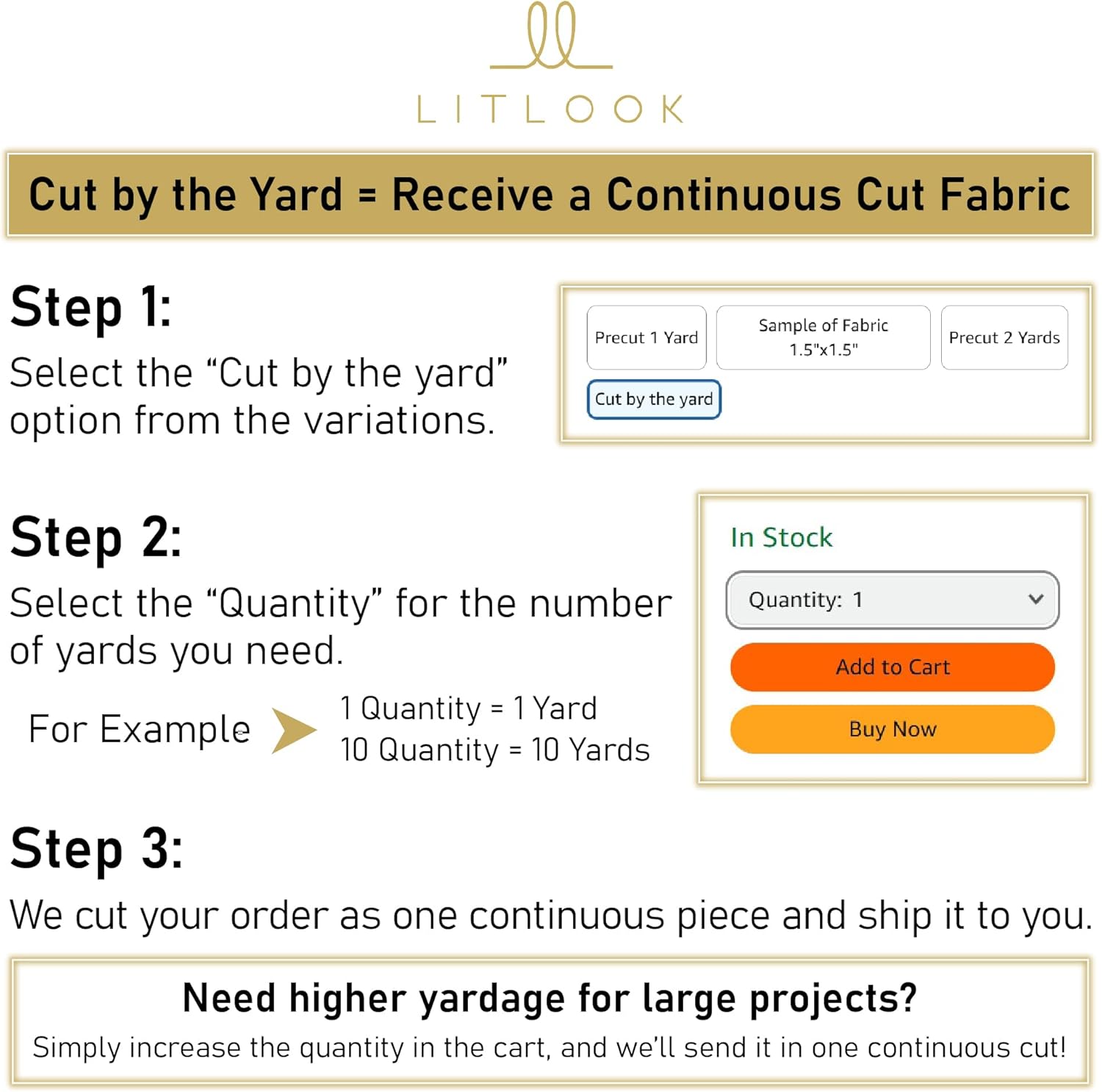 LitLook Charmeuse Satin Fabric by The Yard - 60" Wide Smooth & Silky Charmeuse Fabric for Bridal Wear, Evening Gowns, Lingerie, Blouses & Fashion Accessories - 100% Polyester - Carib