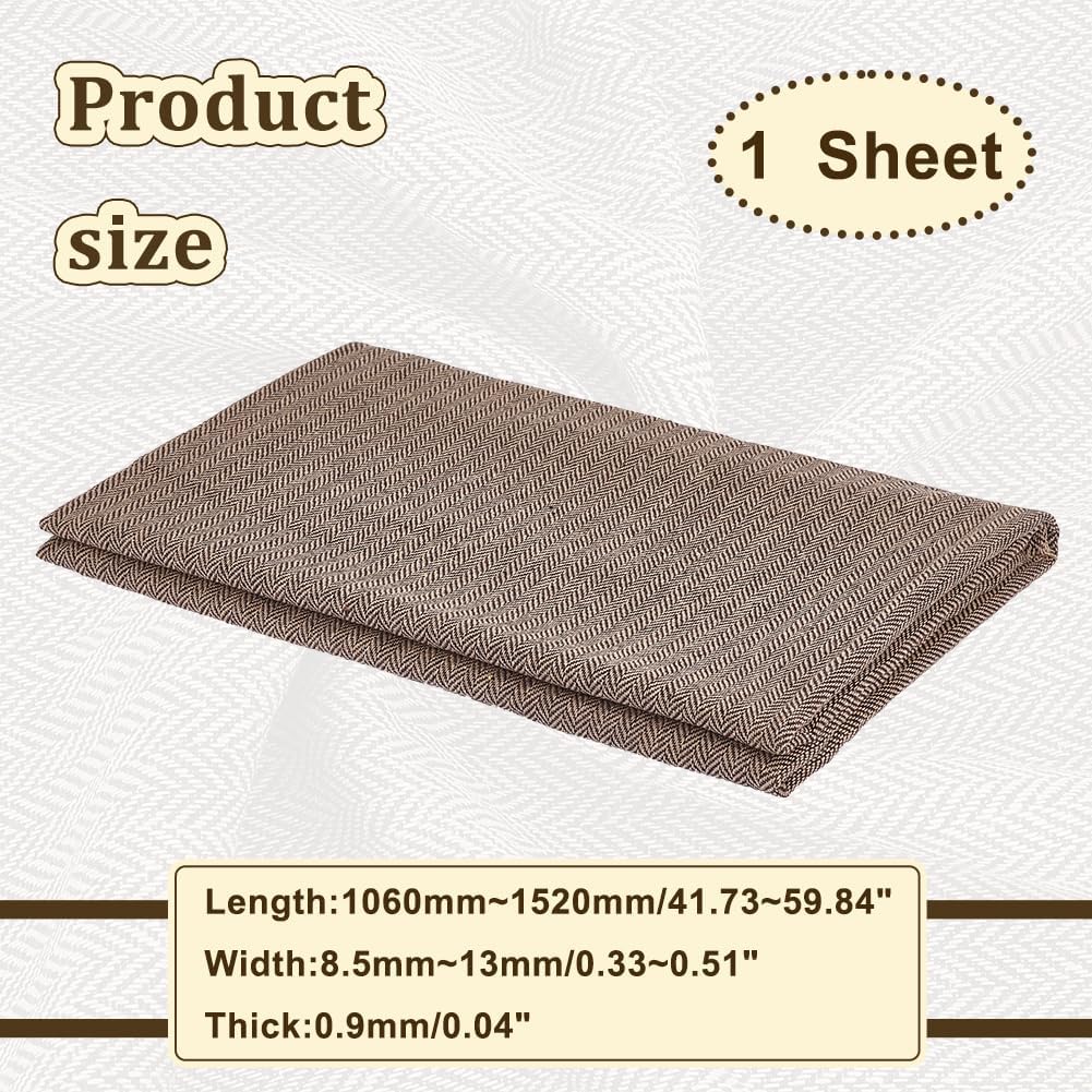 AHANDMAKER Tweed Fabric by The Yard, Fibre Fabric for Craft Decorative for Upholstery Tweed Fabric for Clothing Accessories(106 x 152cm)