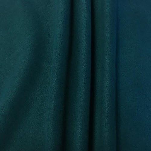 Alternative view of Wool Fabric Brushed Coating 59" inches Wide Soft by The Yard Medium Heavy Weight (Teal)