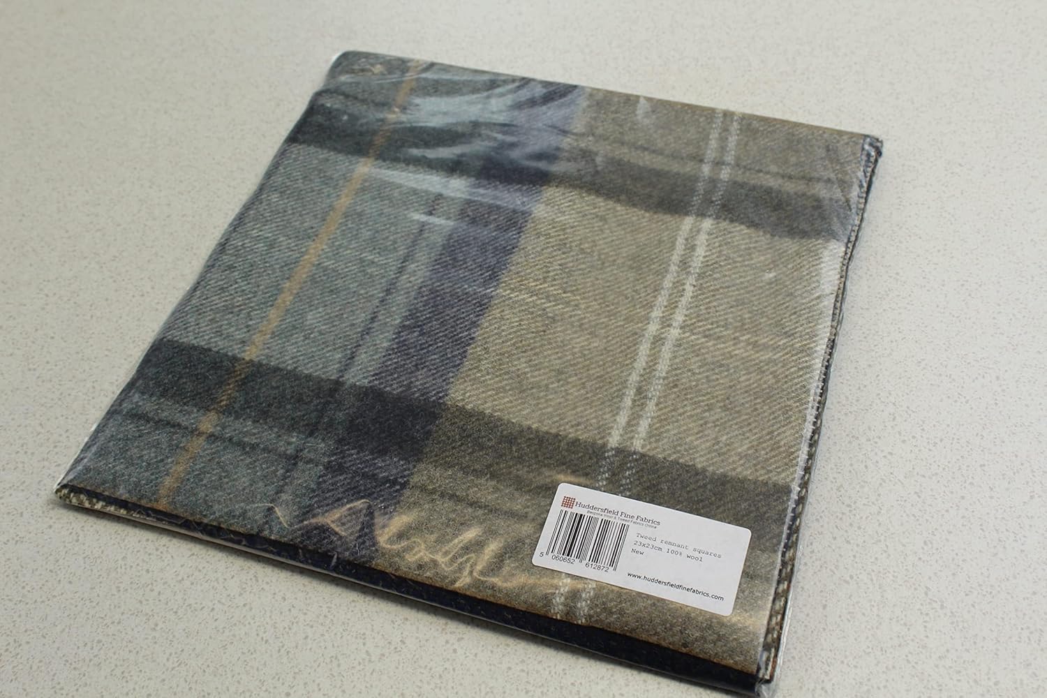 British Tweed 100% Wool Remnants Offcuts Squares Crafts 10 Pieces 9x9 inch, Made in Great Britain… - Image 3