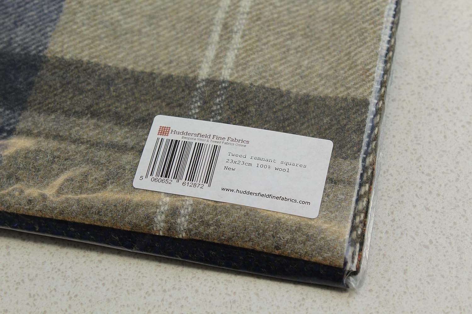 British Tweed 100% Wool Remnants Offcuts Squares Crafts 10 Pieces 9x9 inch, Made in Great Britain… - Image 4