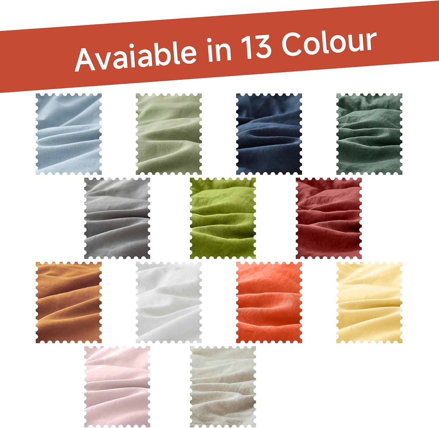 Simple&Opulence 100% Nature Pure Linen Fabric 78 Inch by The Yard, Plain Solid Color Linen Fabric for Sewing, Embroidery, Clothing, Needlework, Bag, Tablecloths, Garments Craft Accessories - Image 4