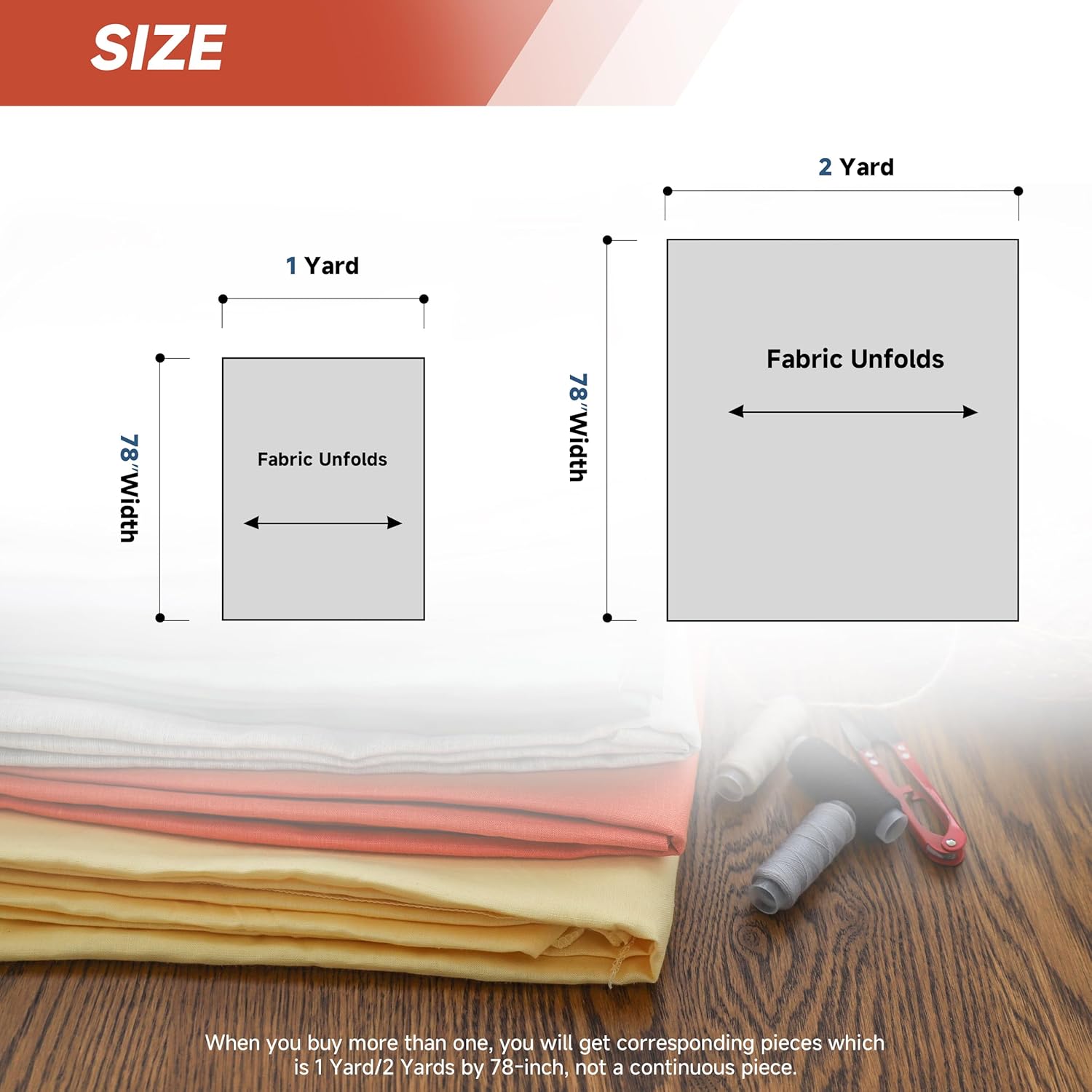 Simple&Opulence 100% Nature Pure Linen Fabric 78 Inch by The Yard, Plain Solid Color Linen Fabric for Sewing, Embroidery, Clothing, Needlework, Bag, Tablecloths, Garments Craft Accessories - Image 5