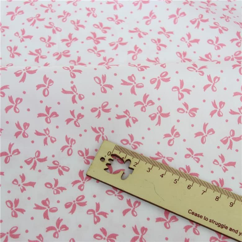 7Pcs 20" x 20" Cotton Fabric DIY Making Supplies Quilting Patchwork Fabric Fat Quarter Bundles DIY for Quilting Cotton Patchwork Cushions (Peony, 20" x 20") - Image 5