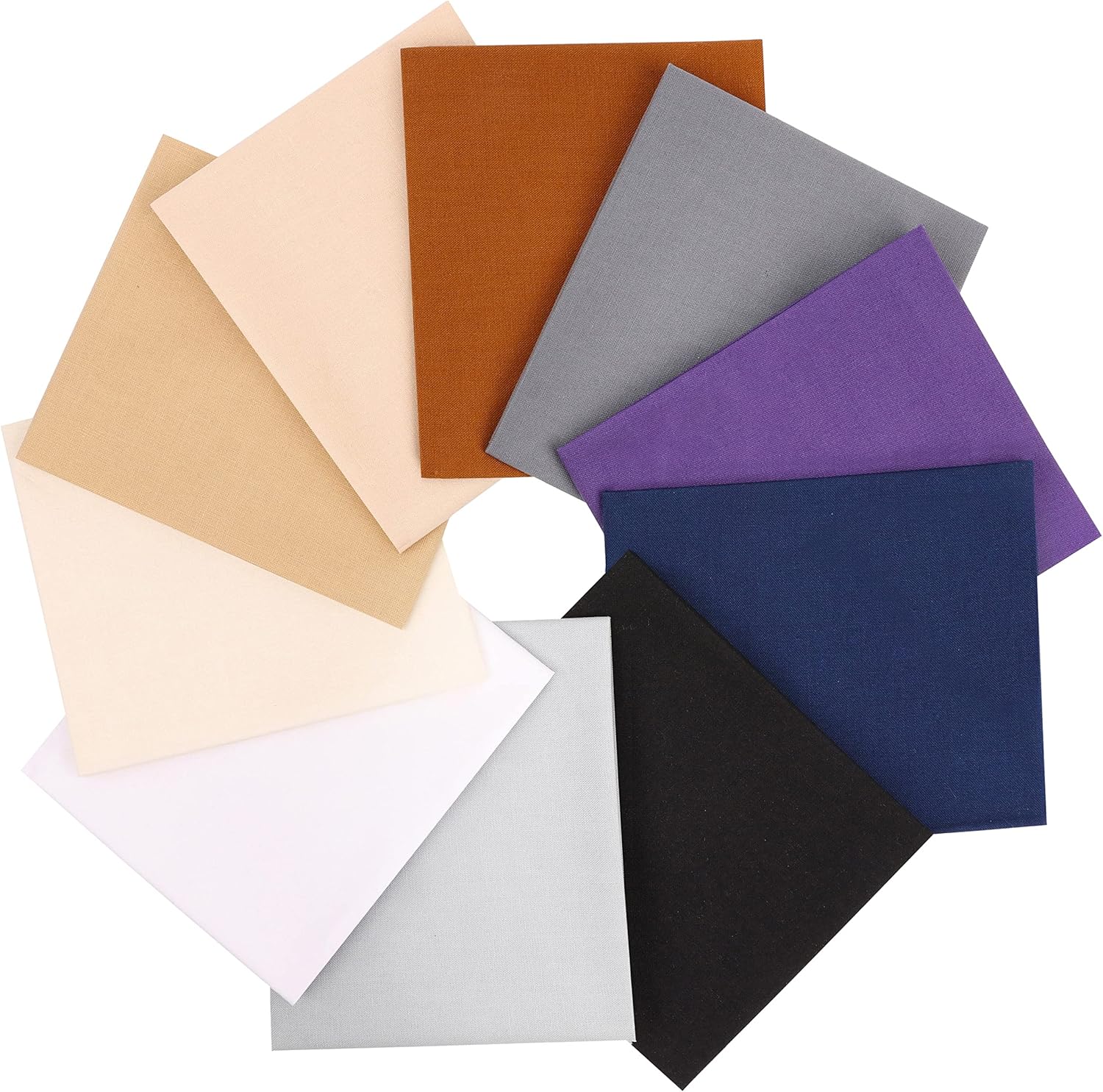 Craftido -25 Options- 100% Cotton Quilting Fabric Bundles 10pcs Fat Quarters 18u201Dx21u201D-Medium Weight 5.2 oz- Soft Cotton for Quilting, Sewing Project, Patchwork, DIY Crafts u2013 Starry Sky - Image 6