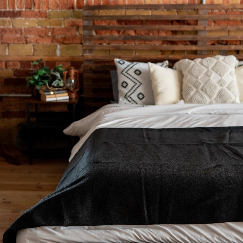 Alternative view of Arcturus Military Wool Blanket - Warm, Thick, Washable - Great for Outdoors, Camping, Stadium Blanket, Picnics, Travel - Car & Bushcraft Survival Kits