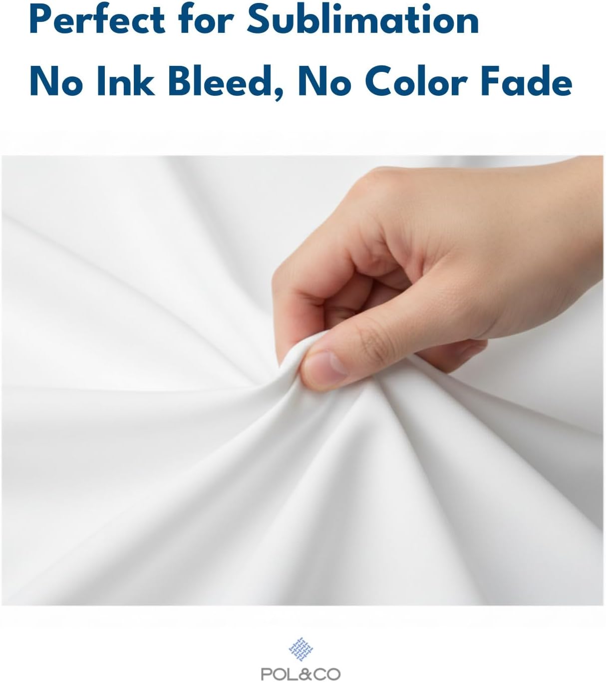 Sublimation Polyester Fabric White u2013 100% Polyester Precut Fabric for Heat Press | 2 Yards | 65" | 75 GSM u2013 Soft, Smooth, Sublimation-Ready Material for DIY Craft & Printing Projects - Image 6