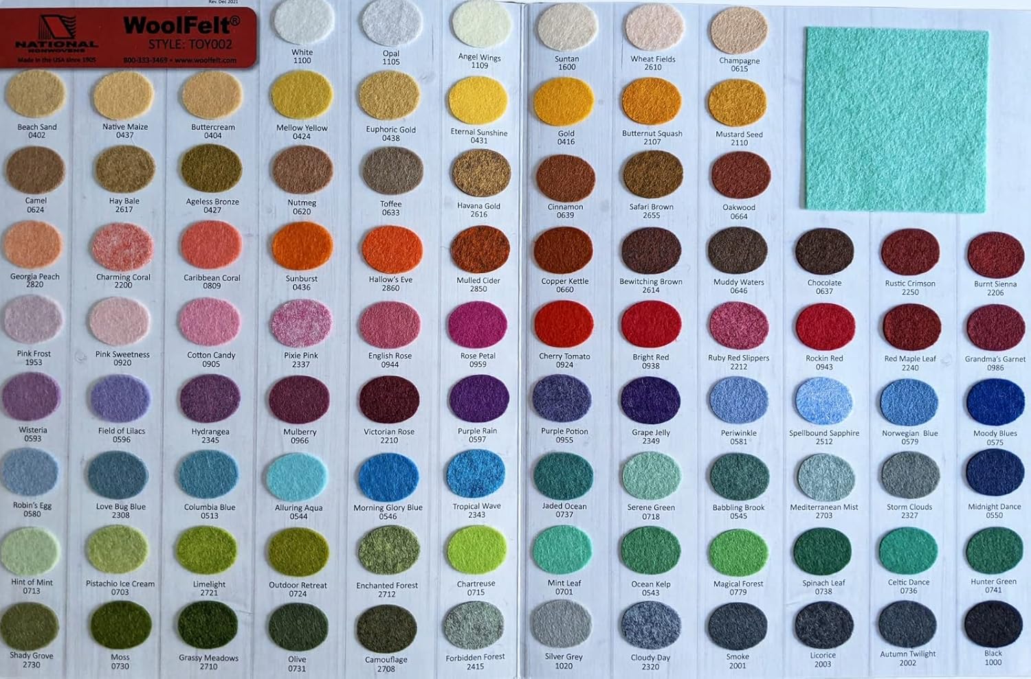 Alternative view of Angel Wings Cream White - Wool Felt Oversized Sheet - 35% Wool Blend - DIY, Sewing, Crafting, Felting - National Nonwovens - 1 12x18 inch Angel Wings Cream White Sheet