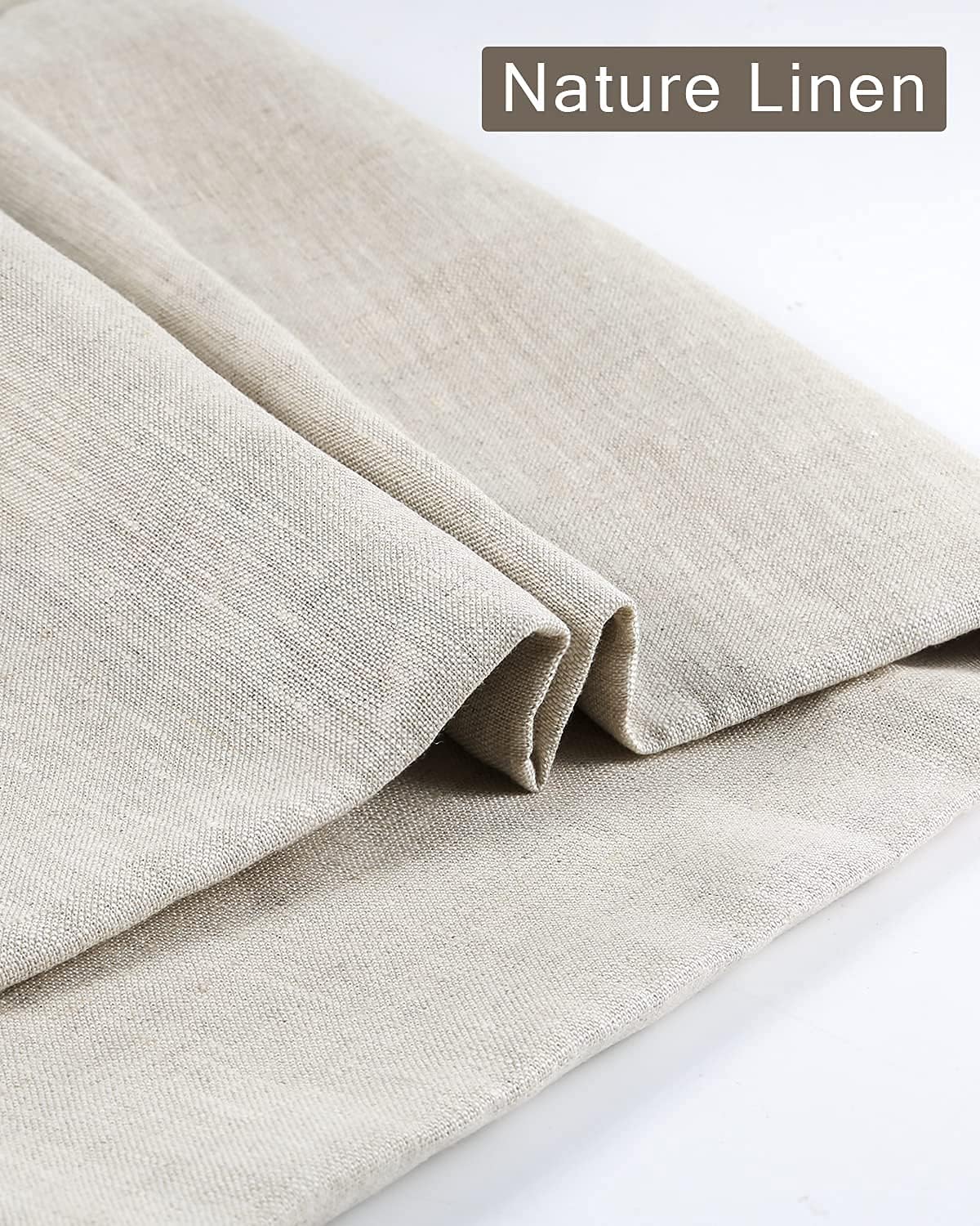 Pllieay 39 x 55 Inch Natural Pure 100% Linen Fabric, Plain Solid Colour Linen Fabric Cloth for Needlework, Dressmaking, Skirts, Bag, Embroidery, Tablecloths and Garments Craft - Image 5