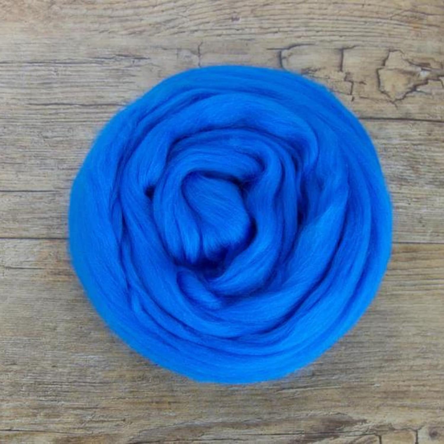 Alternative view of Revolution Fibers Merino Wool Roving | Premium Combed Wool Top | 22 Micron, Perfect for Felting Projects, Spinning, Wall Hangings and Tapestry (Mediterranean)