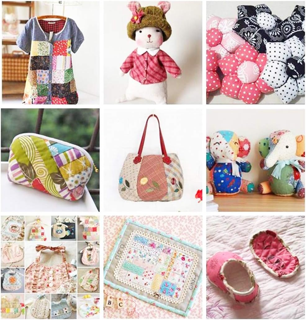 150Pcs 4" x 4" (10cm x 10cm) Cotton Craft Fabric Bundle Squares,Squares Sheets Patchwork,Pre-Cut Quilt Squares,DIY Sewing Quarters Bundle,Quilting Fabric Bundles - Image 5