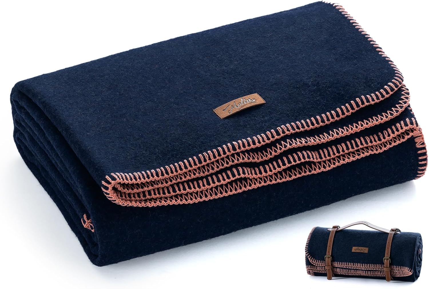 Molithe 100% Wool Blanket, 62" x 86", Warm, Thick, Washable, Military Wool Blanket, Great for Camping, Outdoors, Sporting Events, Survival Kits - Image 9