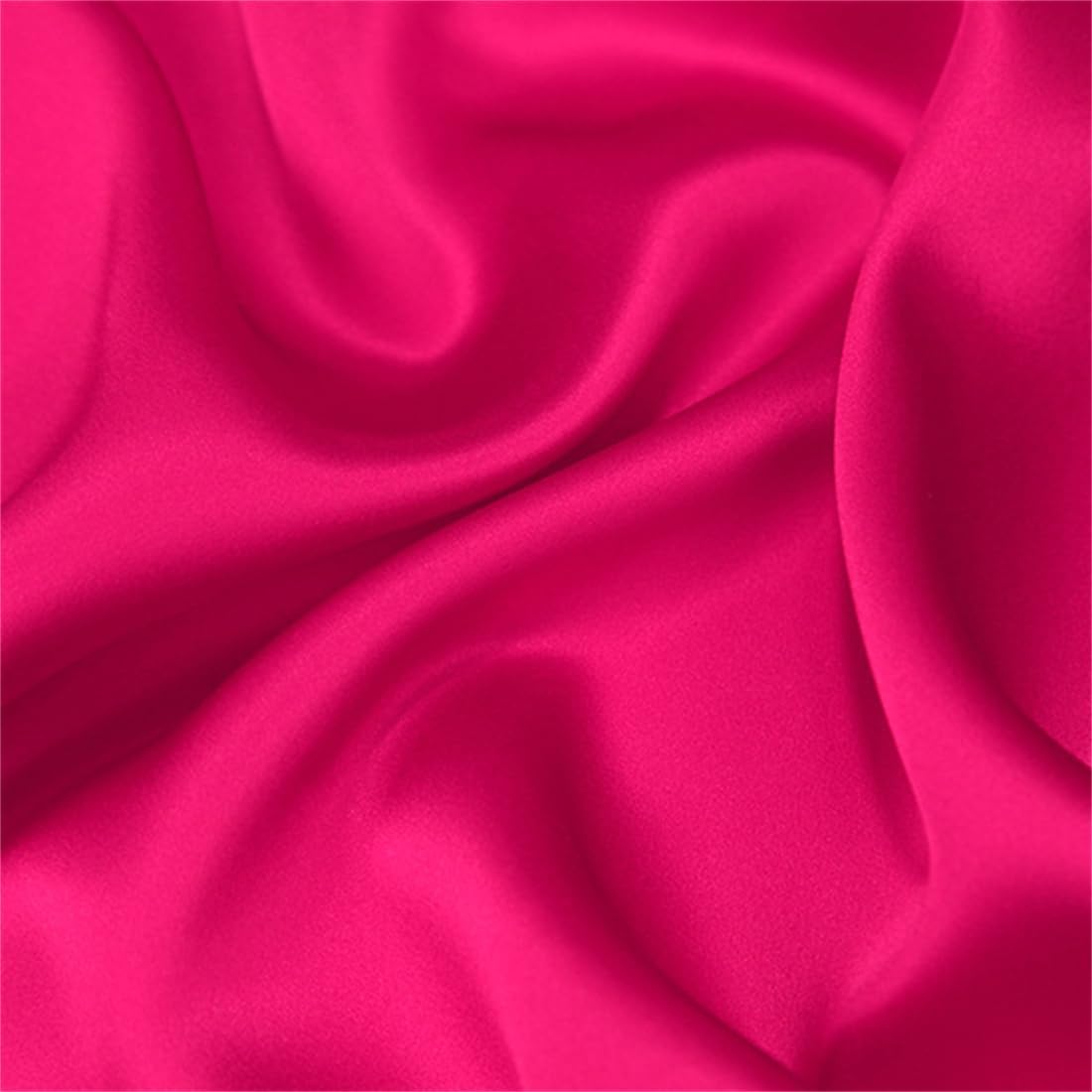 Oavieh Navyblue 19 Momme 44''Width 100 Pure Silk Fabric 6A Grade Natural Mulberry Charmeuse Fabric for Sewing Clothes DIY Crafts(1 Yard) - Image 5