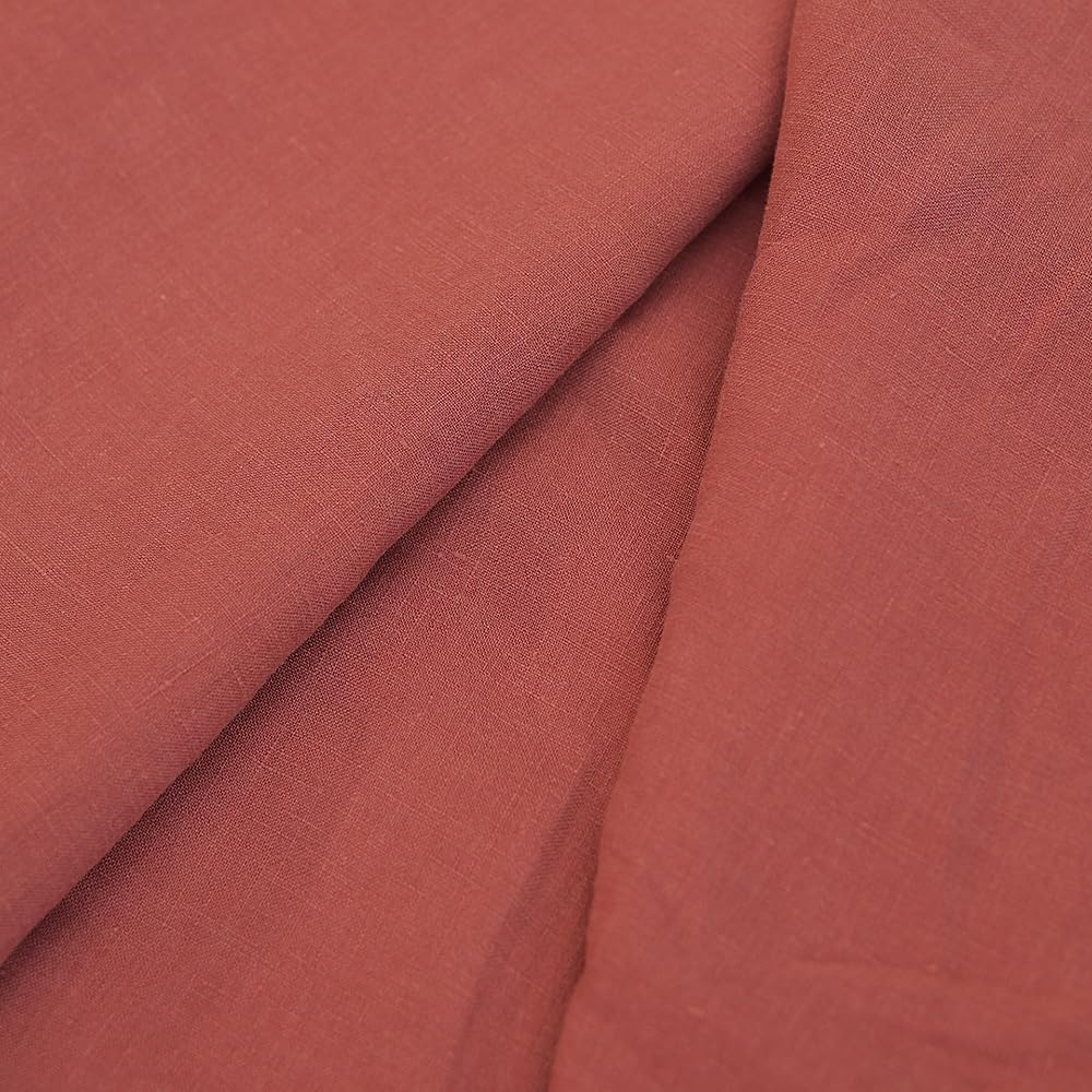 Japan Nature 100% Linen Fabric for Clothing, Home Decor, Pillow, Sofa, 56" Width, Craft by The Yard (Dark Blue) - Image 3